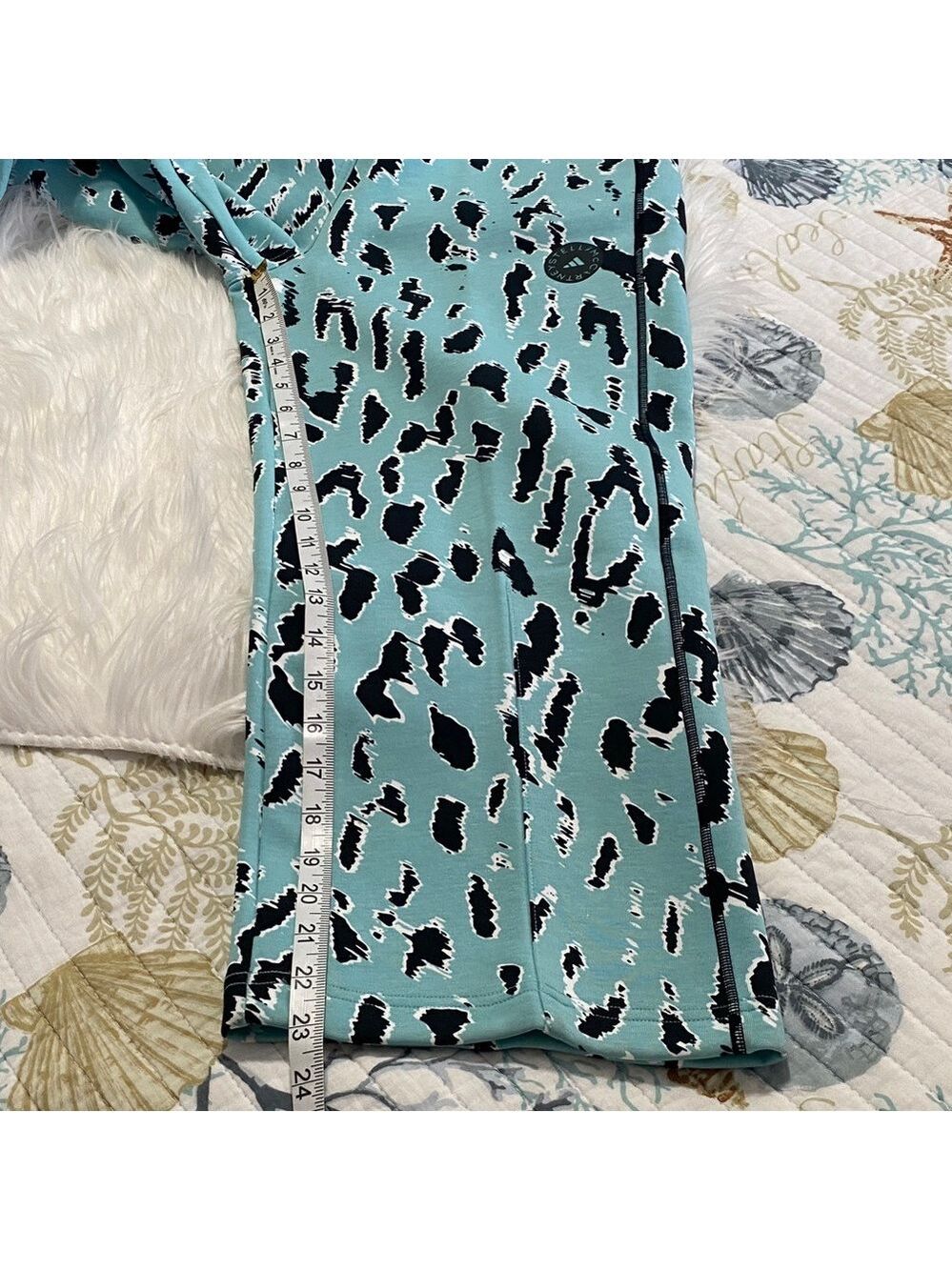 Stella McCartney mint green and black Cropped Pants - Picture 13 of 16